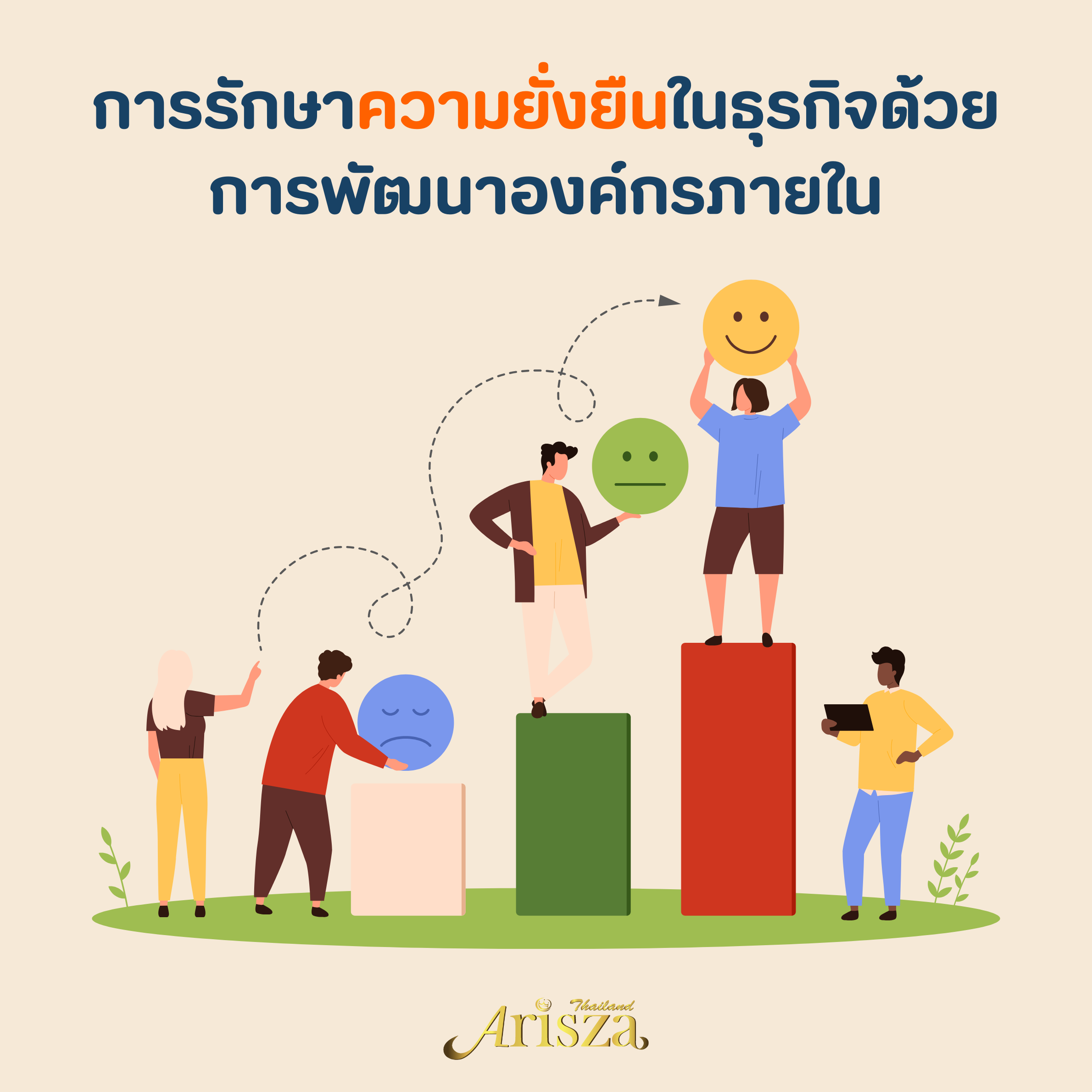 การรักษาความยั่งยืนในธุรกิจด้วยการพัฒนาองค์กรภายใน